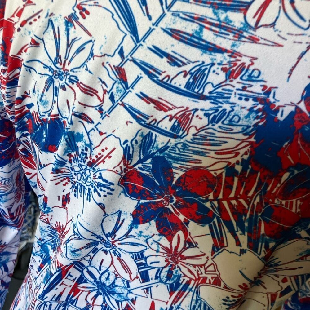 Reel Legends Red white and blue lightweight SPF long sleeve S shirt EUC - Picture 9 of 15
